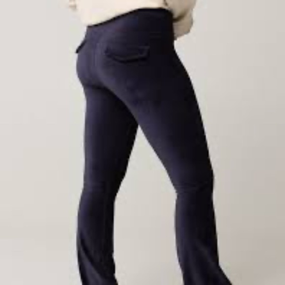 Aerie OFFLINE Corduroy Flare Pants | Navy Blue | Size S | Super Soft - Picture 1 of 6